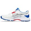 Gel Gully 7 Spike Shoes - White/Pure Silver