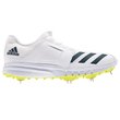 Howzat Spike Shoes - White/Yellow/Teal
