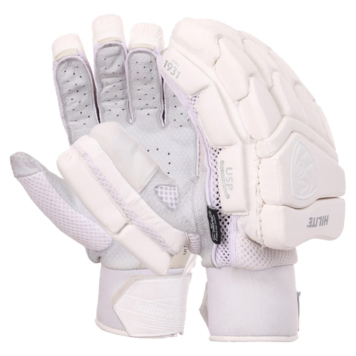 Hilite White Batting Gloves