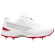 Velocity 5.0 Spike Shoes - White/White/Red