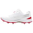Velocity 5.0 Spike Shoes - White/White/Red