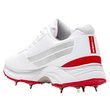 Velocity 5.0 Spike Shoes - White/White/Red