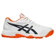 Gel Peake 3 GS Junior Rubber Shoes - White/Midnight/Shocking Orange