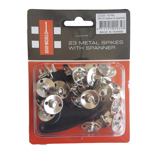 Metal Spikes & Spanner Set - 23 Pack