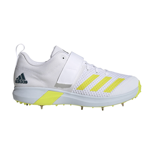 Adipower Vector Spike Shoes - White/Yellow/Teal